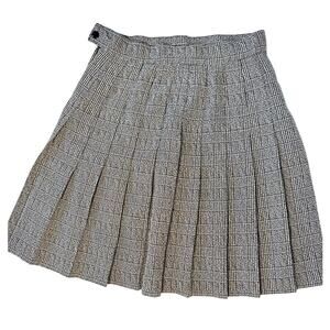 Rafferty‎ Vintage Pleated Plaid Mini Skirt Size 5